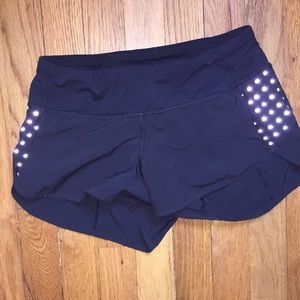 Rare Lululemon Speed Shorts